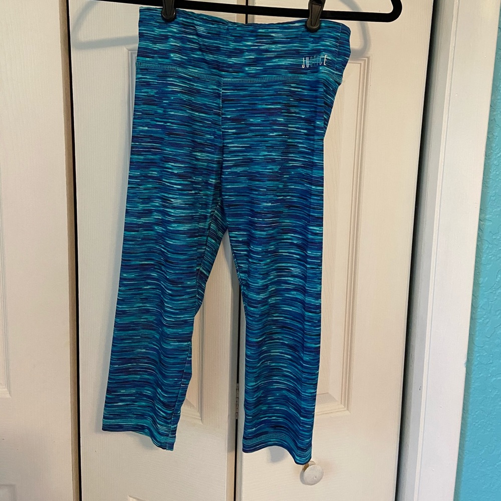 Blue Justice workout leggings
